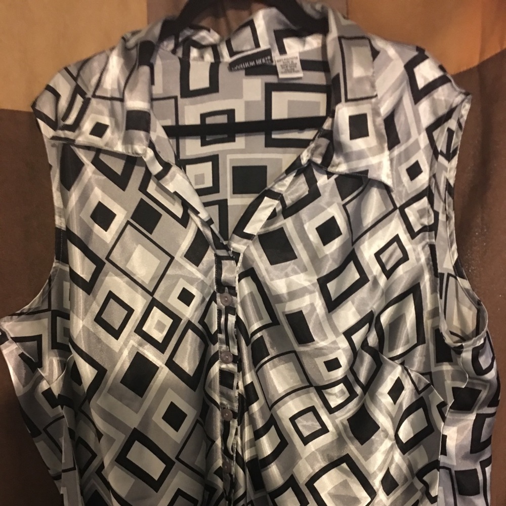 Silky dress blouse